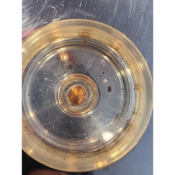 Revere Ware 1801 Stainless Steel MED Canisters w Lucite Knob 1960 MCM Set Of Two - Picture 6 of 10